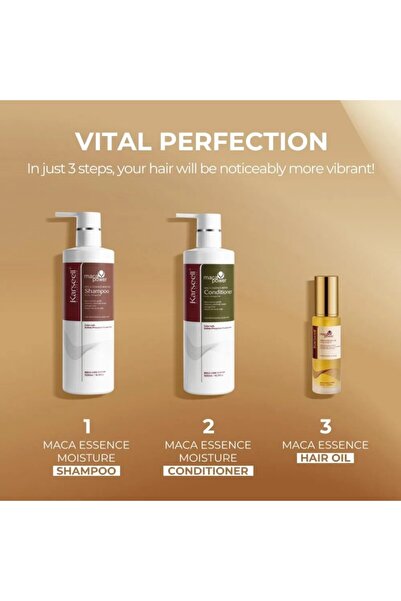 Karseell Set profesional – ulei de păr, șampon și balsam pentru păr uscat și deteriorat