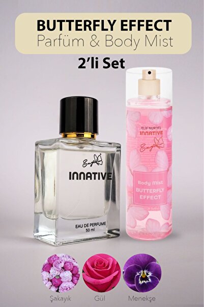INNATIVE ENY E5001 Butterfly Effect Parfüm ve Body Mist İkili Set 50&200ml