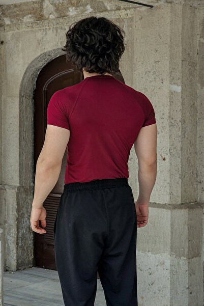 Liber Μπλουζάκι Basic Compression (Claret Red)
