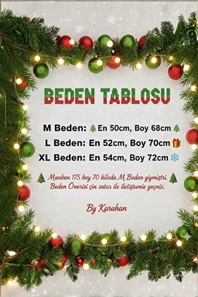 A&O Style Unisex White Regular Fit Crew Neck Christmas Deer Themed Knitwear Sweater