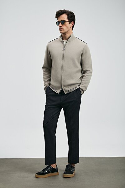 Kids Club Shoes Lufian 112100072 Troy Men's Cardigan Beige