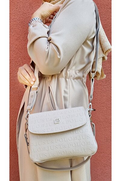 Just Polo Justpolo Women - حقيبة كروس بتفاصيل حجرية