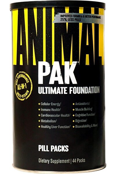 Universal Nutrition Animal Pak 44 Hepsi Bir Arada Vitamin Takviye Paketi