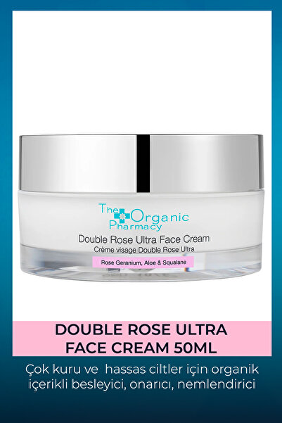The Organic Pharmacy Double Rose Ultra Face Cream - Besleyici ve Nemlendirici Bakım Kremi 50ml