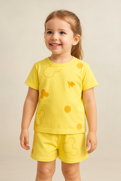 GMG Baby Comfortable Wear Shorts T-Shirt Pajamas Suitm Patterned
