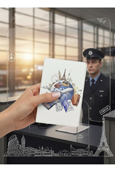 Gempo Patterned Passport Cover – Cute Design, Waterproof Pvc Protective Case