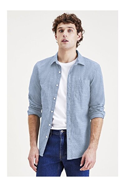 Dockers Casual Mavi Gömlek, Slim Fit