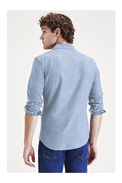 Dockers Casual Mavi Gömlek, Slim Fit