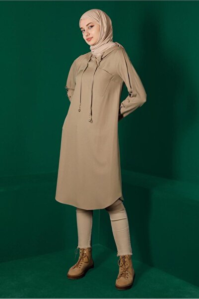 Alvina EYE DETAILED HOODED TUNIC 43269