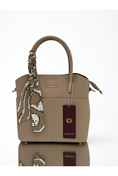 A.N BAG Çok Gözlü Askılı Fularlı Kadın El ve Omuz Çantası