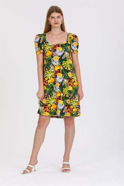 ESPİNA Metraj Printed Women's Dress