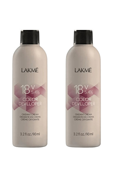 LAKMÉ 2 قطعة من لاكمي مطور لون 18 فولت 5.4٪ - 90 مل