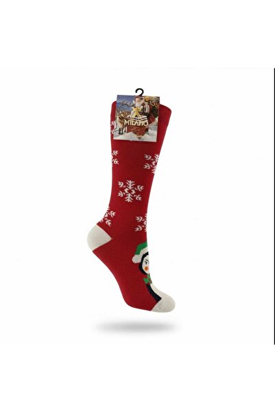 Milano Women's Long Socks New Year - Christmas - Christmas Themed Women's Socks Gift Socks