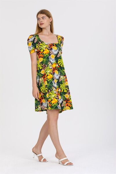ESPİNA Metraj Printed Women's Dress