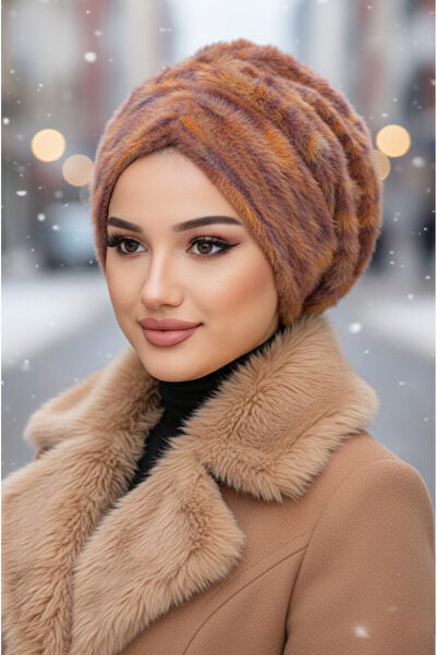 Aişe tesettür Devetüyü Winter Drawstring Bonnet