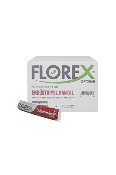 Florex Standart Hantal Boy Çöp Poşeti (10 RULO / 50 ADET) 400 gr