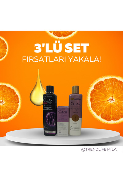 Clear Men Scalp Proshampoo & Scalpceuticals Anti-Hair Loss