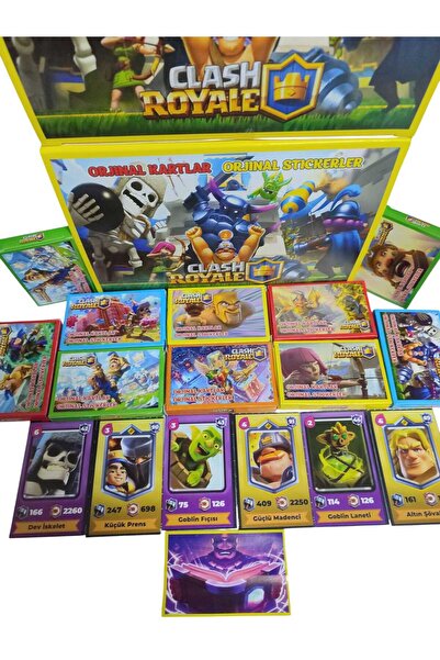 Emrah Gültekin Clash Royale Özel Seri 4 Mini Kutu + Oyuncak Hediyeli Hediye P...