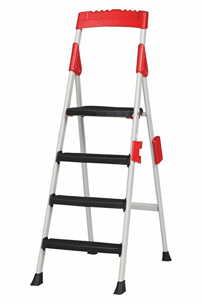 HARLEM Scara Dubla Pliabila Din Aluminiu Emailat Harbinger®, Plianta 3 1 Trepte