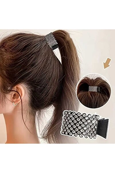 Bacoss Cataramă pentru coadă de cal cu design cu pietre (BC-1142)