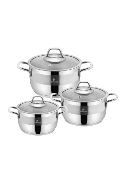 Sofram Turkish soft steel cookware set, 6 pieces