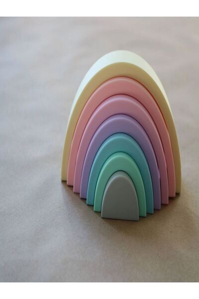 Pitikot Pitikot® Stacking Toy – Rainbow Made of Non-Toxic Silicone, for Babies