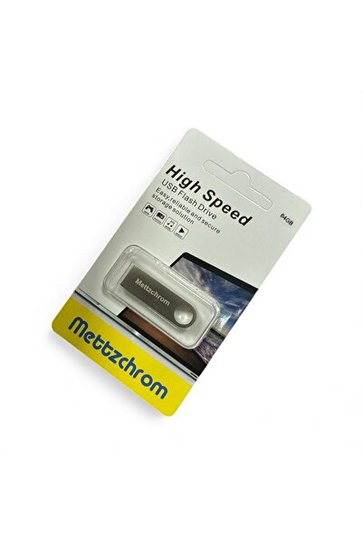 Mettzchrom 64gb Flaş Flash Disk Metal Bellek Usb Metal Usb