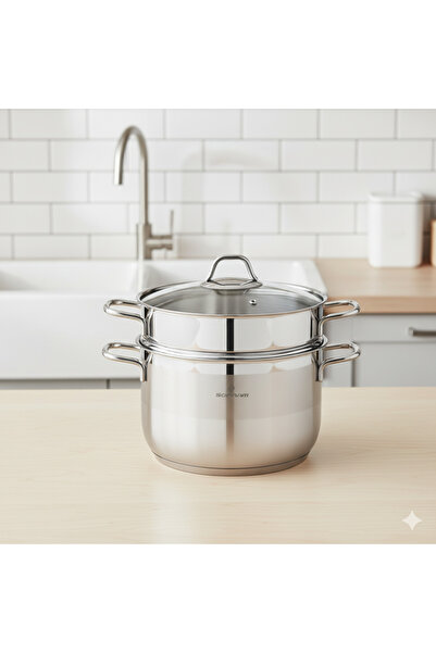 Sofram Turkish soft steel steamer, 26 cm