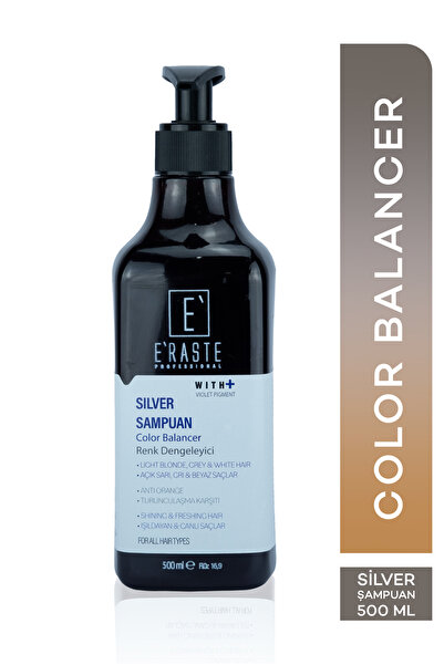 ERASTE شامبو فضي 500 مل