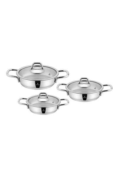 Sofram Turkish soft steel omelet cookware set, 6 pieces