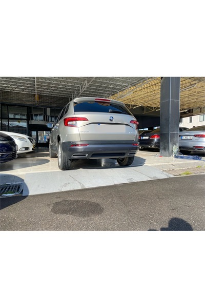 GUNTURKCAR Skoda Karoq 2018-2021 TEK ÇIKIŞ görünüm difüzör