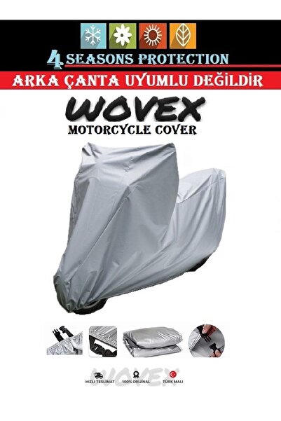 wovex هوندا Nss250 - مشمع دراجة نارية فورزا 250، متوافق مع الحقيبة الخلفية