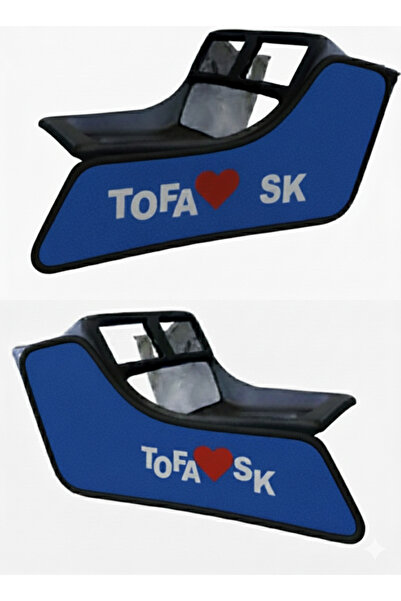 OTOELİT Tofaş Şahin Doğan Kartal torpido vites orta yan konsol halısı mavi renkli