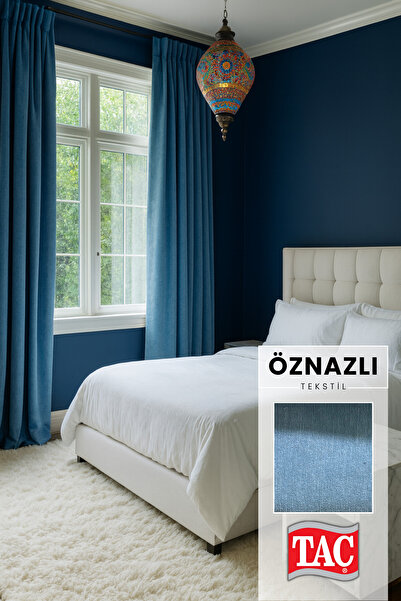 Perlife Gold ® Luxury Chenille Textured Blackout Curtain – No Pleats, Extra Foam – Rich Color Cardetel