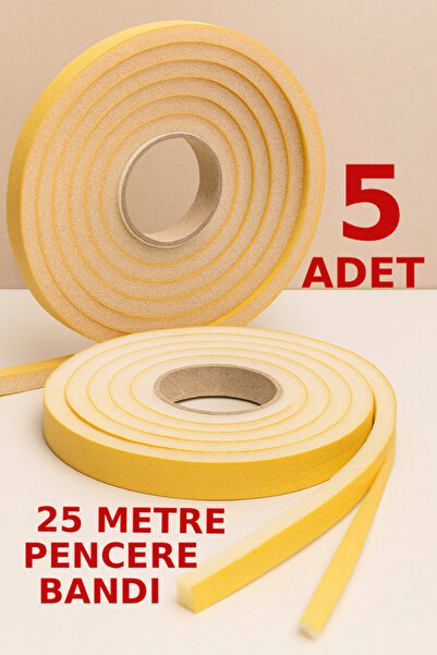 nistabolje 5 bucăți x 5 mt (25 metri) bandă adezivă pentru ferestre, izolație...