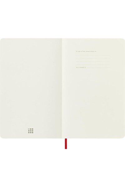 Moleskine Soft Cover 13X21 Red Notebook (Unlined)