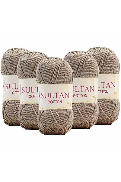 orhanucuzluk ( 5 Adet ) No:04 Koyu Bej Sultan Cotton Amigurumi İpi
