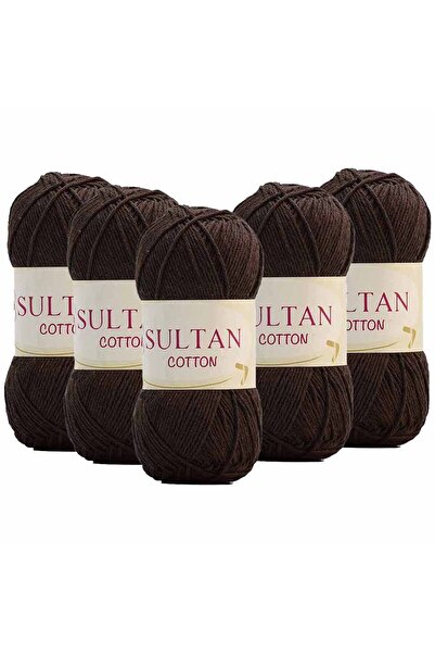 orhanucuzluk ( 5 Adet ) No:31 Koyu Kahve Sultan Cotton Amigurumi Ipi