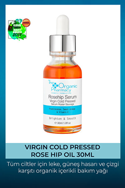 The Organic Pharmacy Virgin Cold Pressed Rose Hip Oil - Soğuk Preslenmiş Saf ...