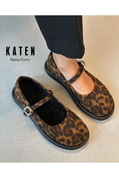 Zuum Pantofi de damă Katen Daily Mary Jane - Leopard