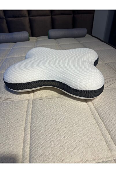 PUFYMAX Orthopedic Visco Butterfly Pillow, Air-Channel Snoring-Reducing Neck Support Pillow 57X45-13Cm