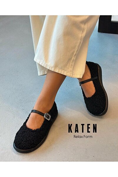 Zuum Pantofi pentru femei Katen Daily Mary Jane - Negru ondulat