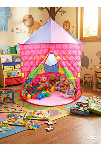 AGD Portable foldable play tent 135x105x105 cm (without balls)