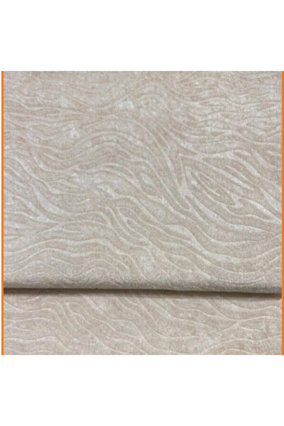 EvimEvim Taş Rengi Süngerli Kadife  Kaymaz Koltuk Örtüsü