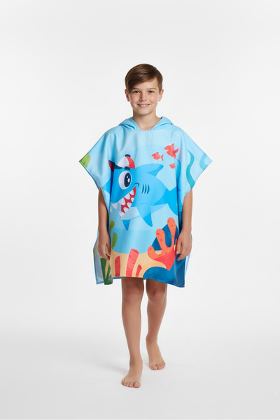 MoveBeach منشفة الشاطئ بونشو للأطفال من 8 إلى 12 سنة