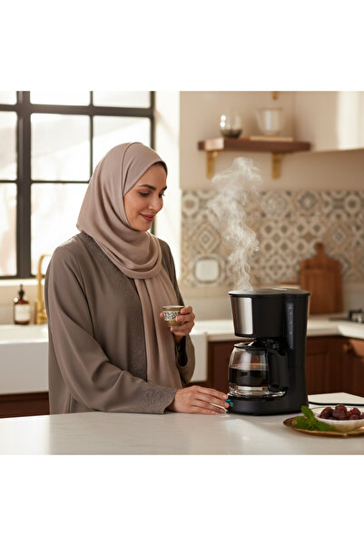 INNOTECH Electric Coffee Maker 1.5L – 750W, Anti-Drip Function, High-Temperature Glass Jar, ON/OFF Switch