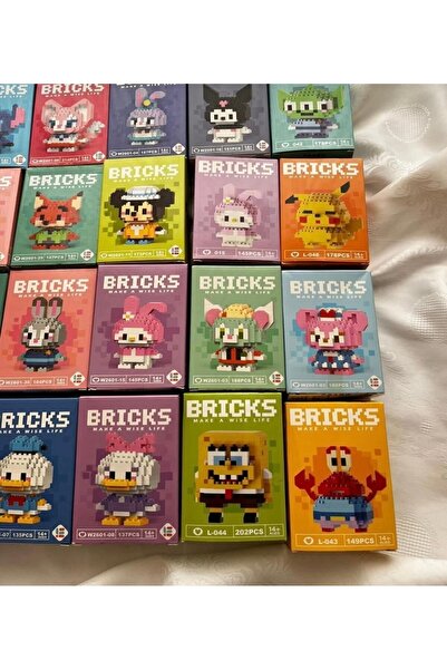 Genel Markalar Karışık Karakter Figürleri 3d Yapboz Puzzle Yapı Oyuncakları (rastgele bir model gönderilmektedir)