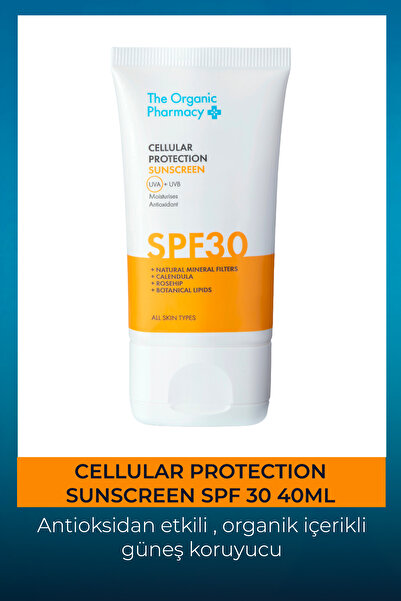 The Organic Pharmacy Cellular Protection Sunscreen SPF 30 Güneş Koruyucu 40ml