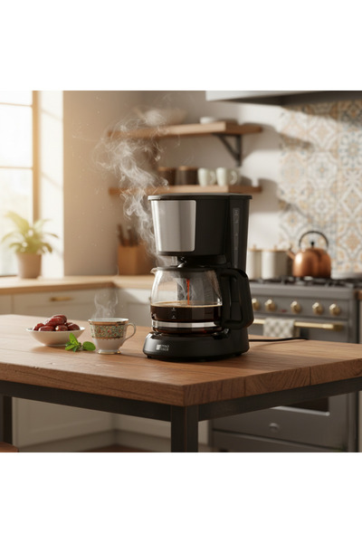 INNOTECH Electric Coffee Maker 1.5L – 750W, Anti-Drip Function, High-Temperature Glass Jar, ON/OFF Switch