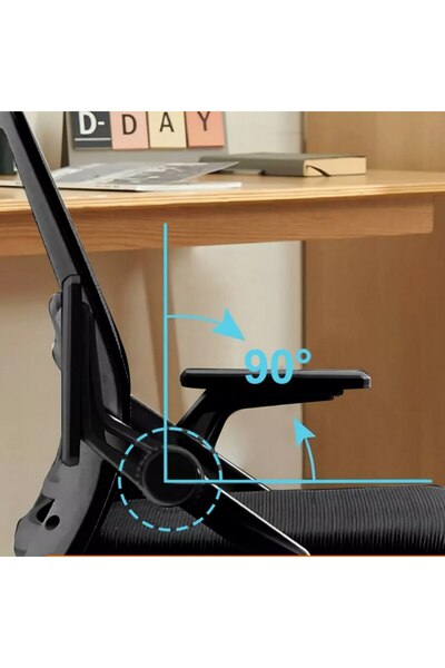 ROHS Adjustable Office or Gaming Ergonomic Chair in black with 2D adjustable headrest